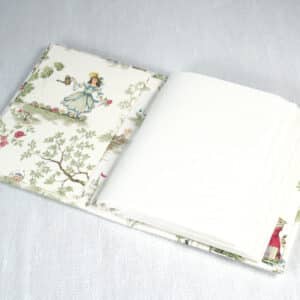 Medium Hardbound Photo Album in the Nursery Rhyme Over the Moon Toile