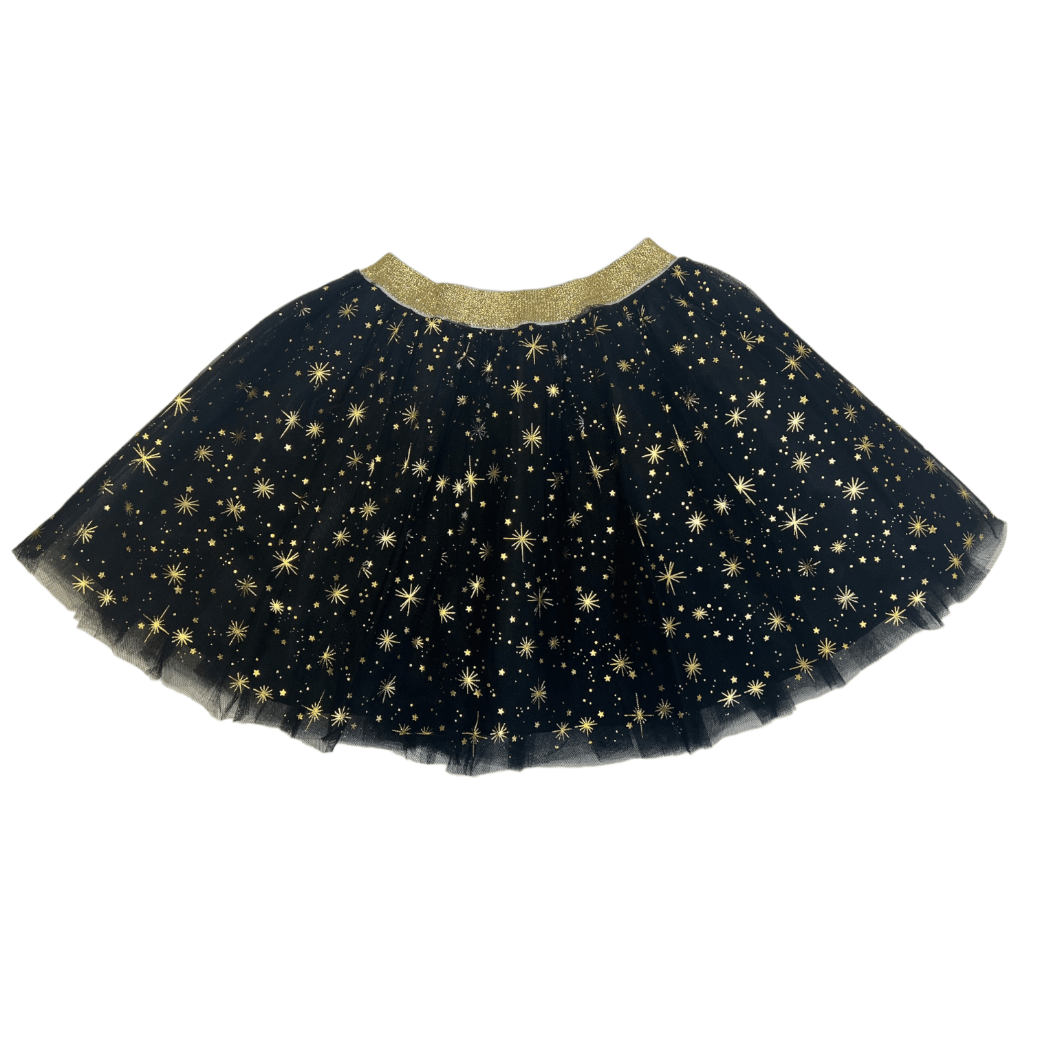 Black Tutu - Gold Stars