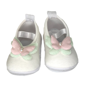 Baby Shoe - Butterfly w/Pearl