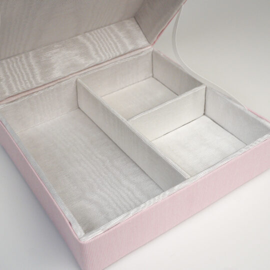 Jewelry Box Micro Stripe Cotton