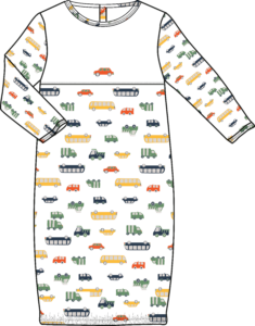 Cars Baby Sleep Gown Pajamas