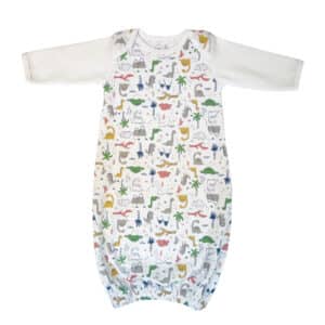 Dinosaur Baby Sleep Gown