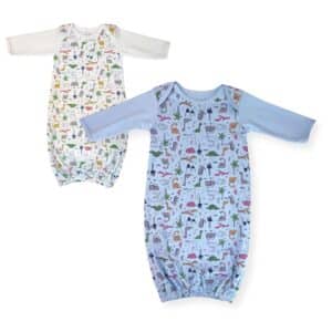 Dinosaur Baby Sleeper Gown