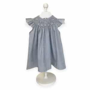 Pima Cotton Smocked Dress