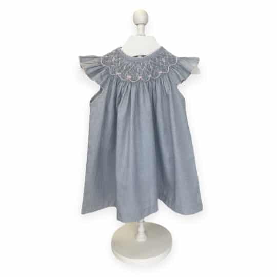 Pima Cotton Smocked Dress