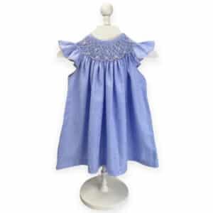 Pima Cotton Smocked Dress
