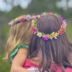Multi Flowers Head Crown