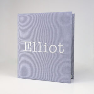 Large Photo Album Micro Stripe Cotton