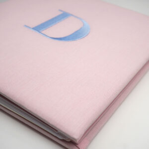 Large Photo Album Micro Stripe Cotton