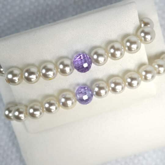 Mother-Daughter-Bracelet-Set-Pearls-Austrian-Purple-Crystal-Set-MC-2