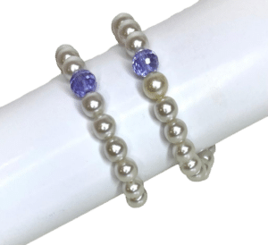 Mother-Daughter-Bracelet-Set-Pearls-Austrian-Purple-Crystal-Set-MC