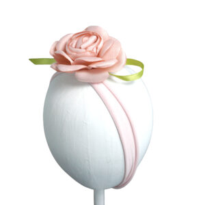 Satin Rose Baby Headband