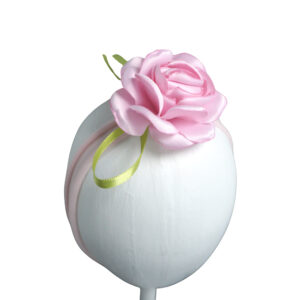 Satin Rose Baby Headband