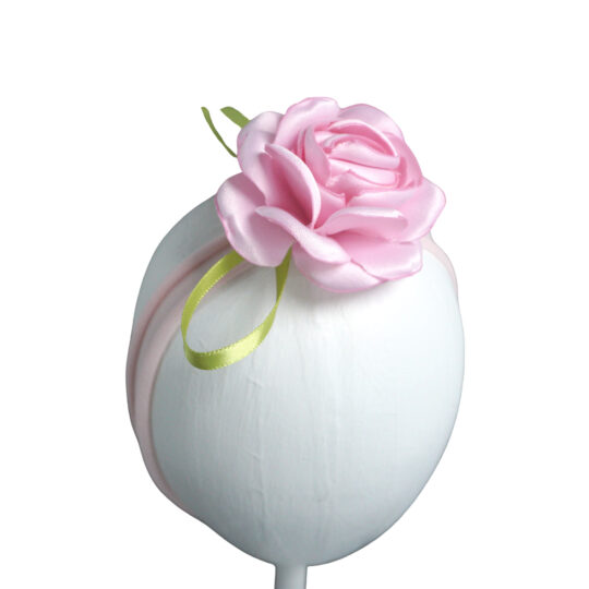 Satin Rose Baby Headband