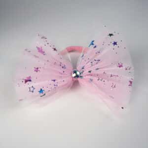 Matching Pink Tutu - Multicolor Stars Jersey Headband
