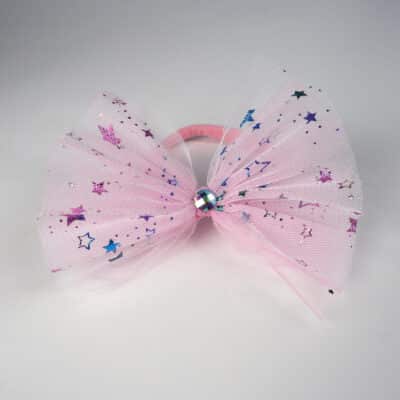 Matching Pink Tutu - Multicolor Stars Jersey Headband