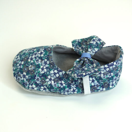 Baby Shoe - Blue Periwinkles