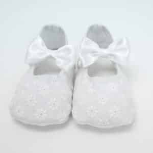 Baby Shoe - Broderie Lace