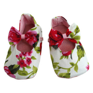 Baby Shoe - Red Roses