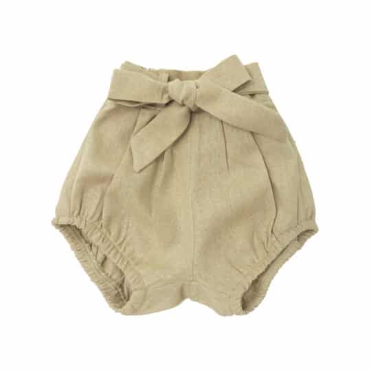 Baby Tie-front Bubble Shorts