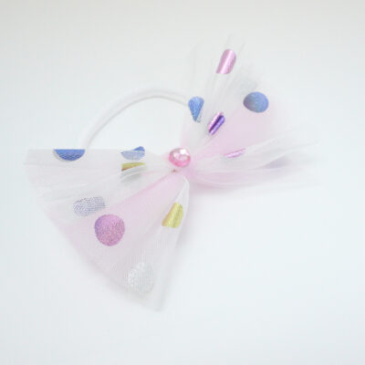 Matching Dress Dots Jersey Headband