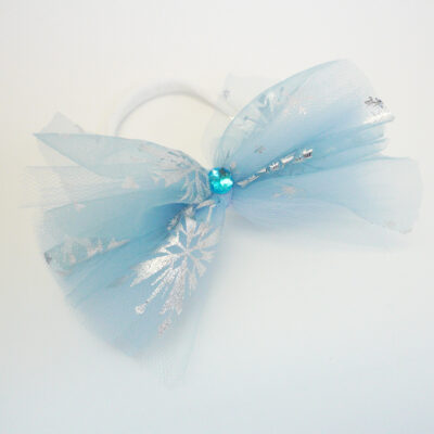 Matching Dress Snowflakes Jersey Headband