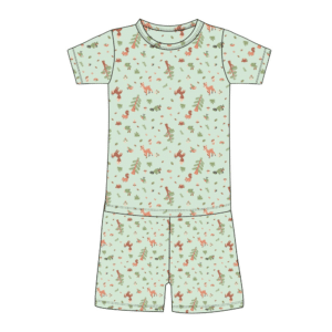 Automobiles Kids Short Sleeve Pajama Sets