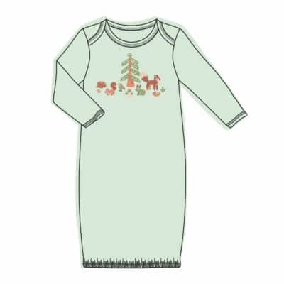 Woodlands Baby Gown Pajamas
