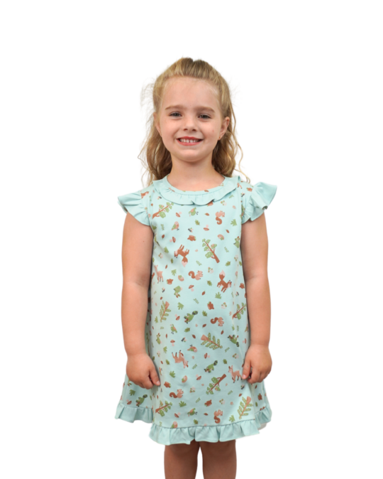 Woodland Pajama Nightgown on Kid