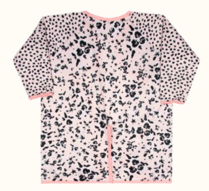Bibbrella Full-Coverage Bib - Black Roses 1