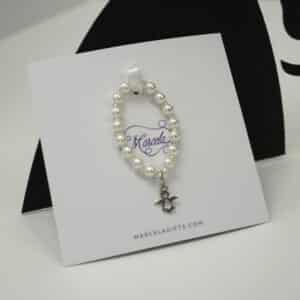 Striped-Satin-Bow-Pearl-Bracelet-Set-Angel-SET-BOW-BRCT-bracelet