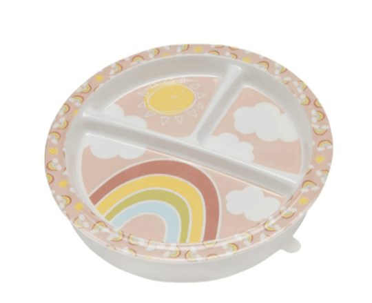 Divided Suction Plate rainbows 1