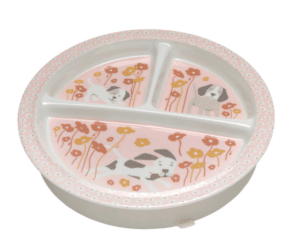 Divided suction plate puppies & poppies 1