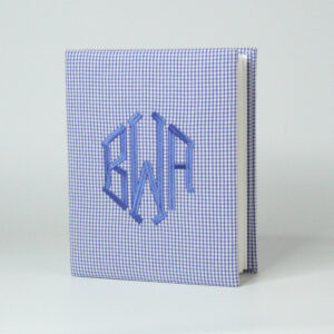 Medium Hardbound-Album Seersucker Check in Royal