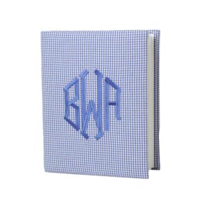 Medium Hardbound-Album Seersucker Check in Royal