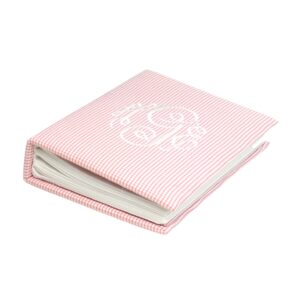 Medium Hardbound-Album Seersucker Check in Coral