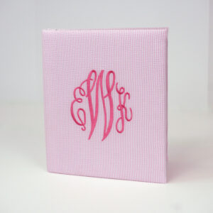 Seersucker Stripe Baby Memory Book