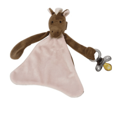 NELLIE THE HORSE PACIFIER BLANKIE.1