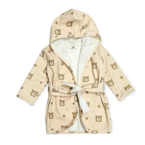 Bear Hooded Baby Bath Robe (Organic Cotton)