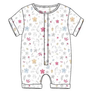 Unicorn Romper Shorts