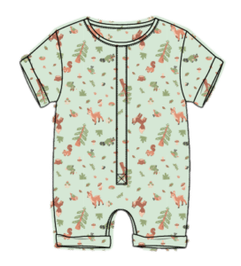 Woodlands Baby Pima Romper Pajamas