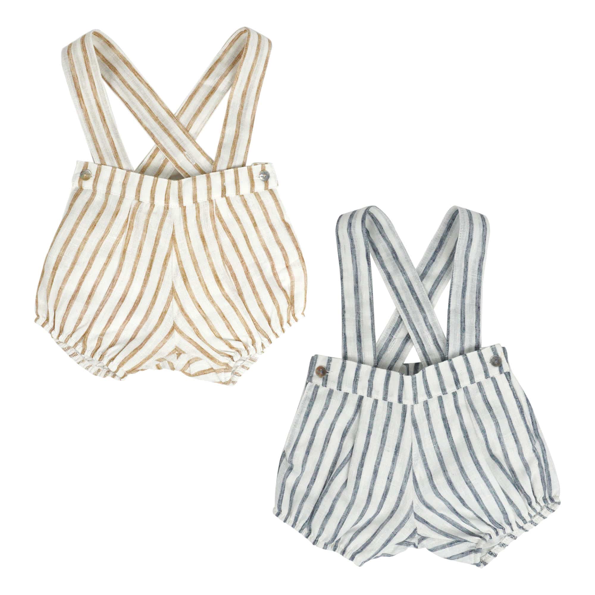 Baby Overall Linen Shorts