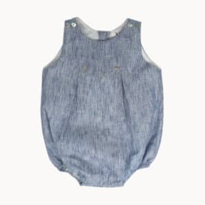 Baby Sleeveless Linen Romper