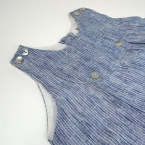 Baby Sleeveless Linen Romper