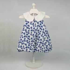 Blue Flower Dance Bubble Dress