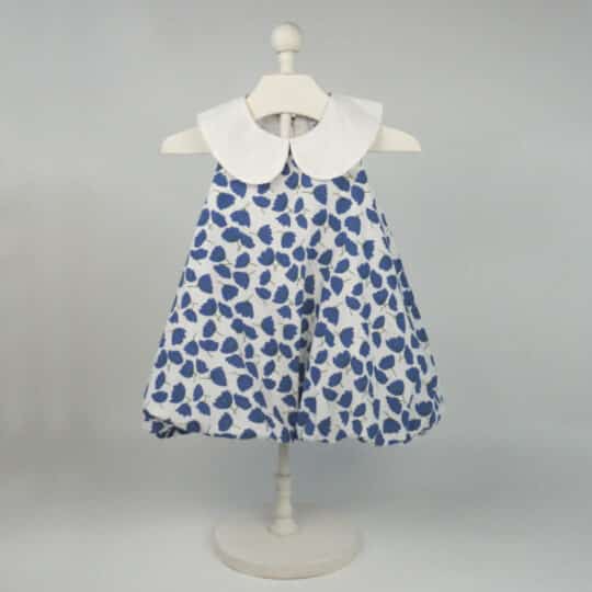 Blue Flower Dance Bubble Dress