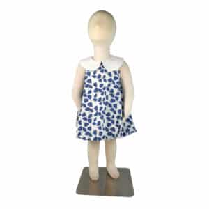 Blue Flower Dance Bubble Dress