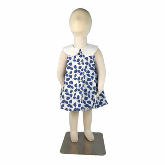 Blue Flower Dance Bubble Dress