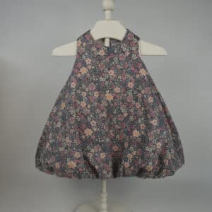 Gray Garden Bubble Dress