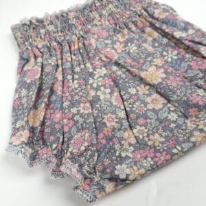 Gray Garden Poplin Pima Cotton Onesie Set